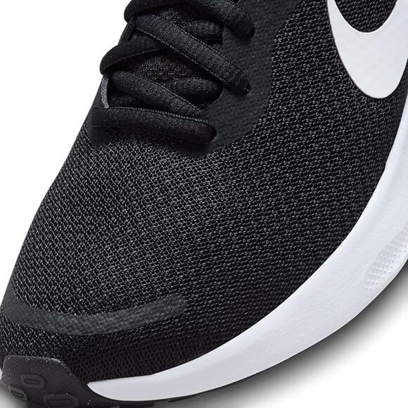 NWT Nike Women's Revolutin 7 Sneaker,Black/White-Size 8 - Picture 4 of 6
